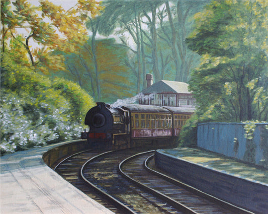 Arriving at Lakeside Station